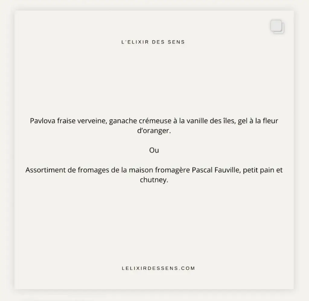 Menu_L'Elixir des Sens_Rixensart_image_4