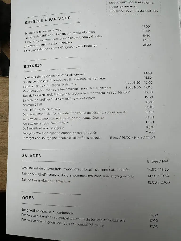 Menu_Brasserie Chez Clément_Rixensart_image_3