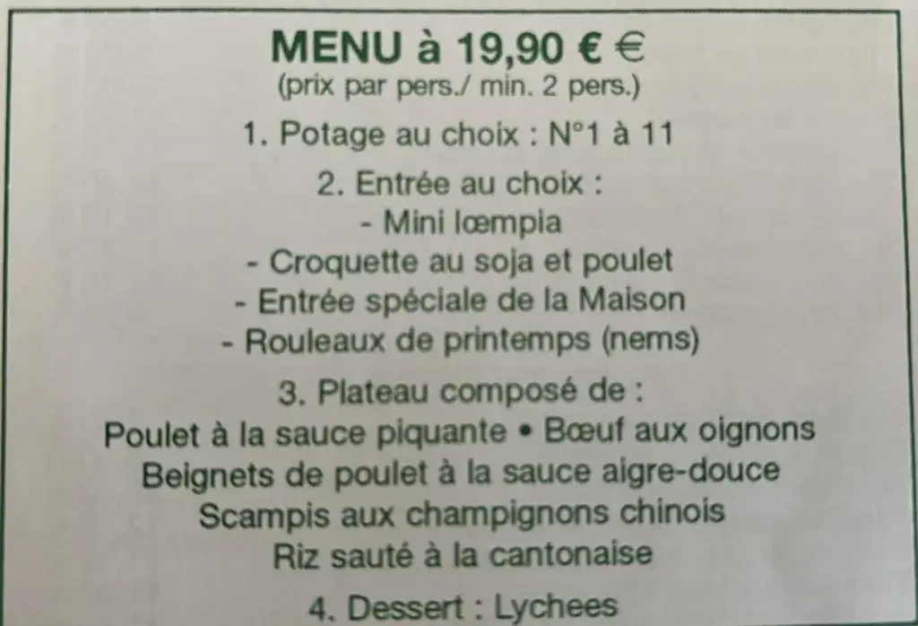 Menü_Les Délices de Panda_Rœulx_Bild_3