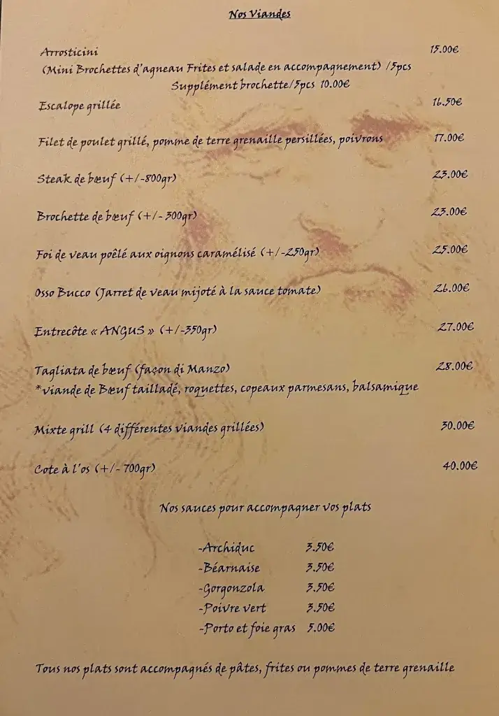 Menu_Le Bella Ciao_Quévy_image_4