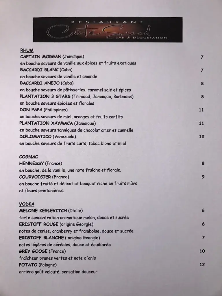 Menu_Côté Sud_Quevy_image_2