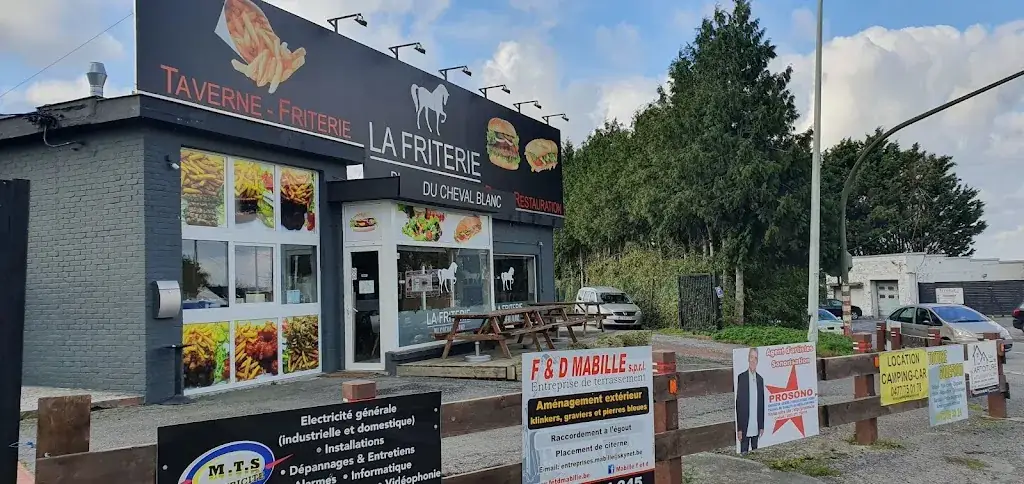 La Friterie Du Cheval Blanc Restaurant in Quévy