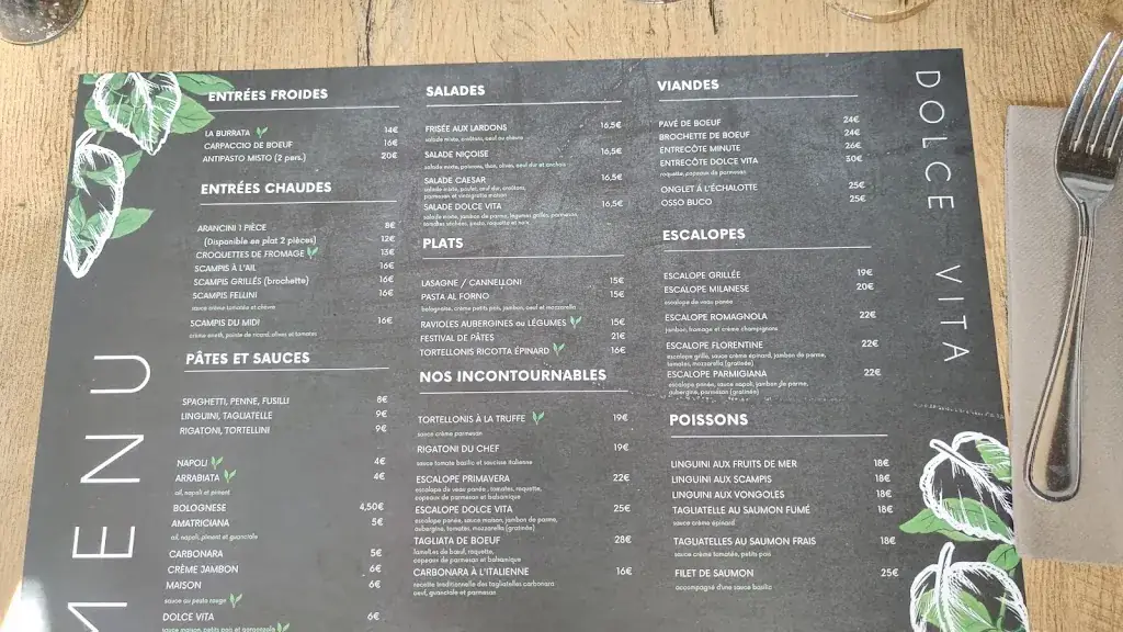 Menu_La Dolce Vita_Quévy_image_4