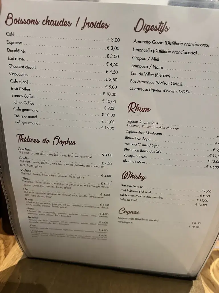 Menu_La Ferme de Bonne Maman_Quévy_image_1