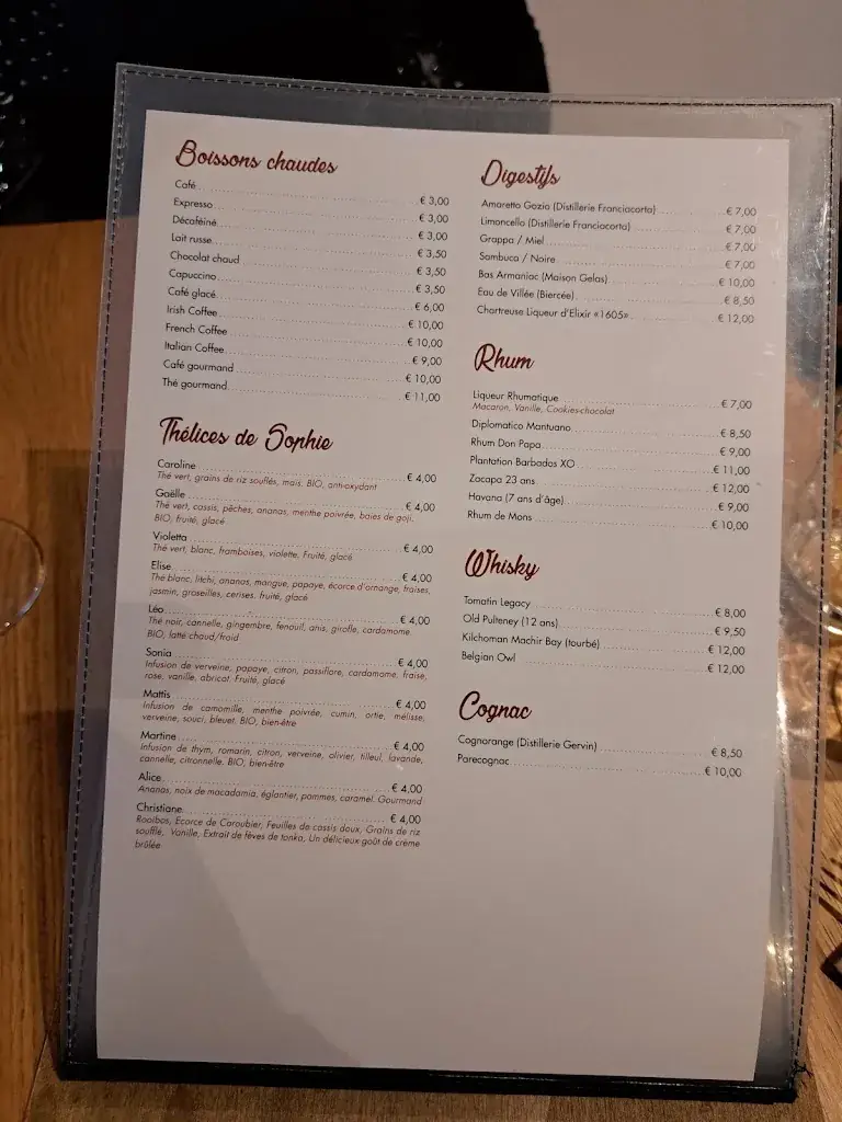 Menu_La Ferme de Bonne Maman_Quévy_image_4