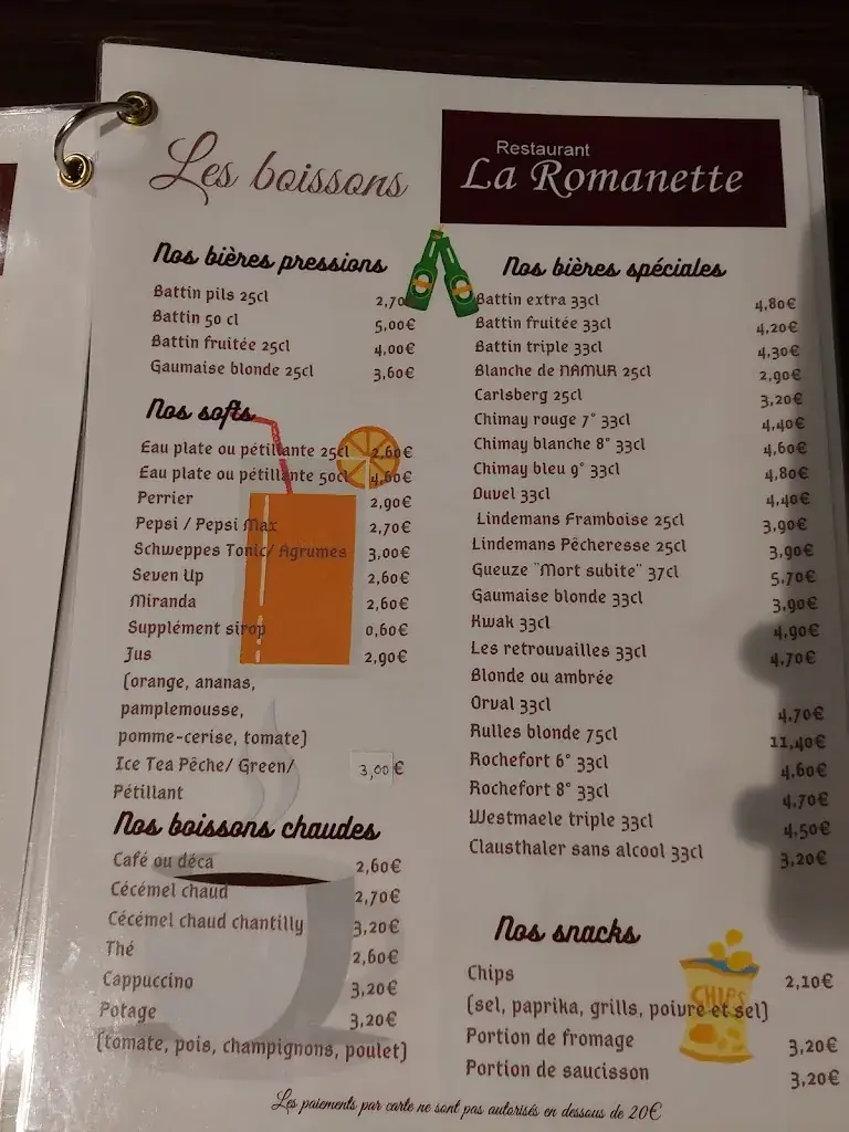 Menu_La Romanette_Rouvroy_image_1