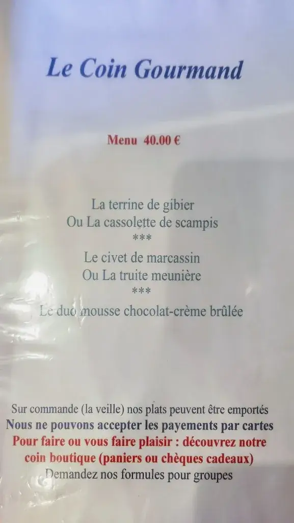 Menu_Le Coin Gourmand_Saint-Hubert_image_3