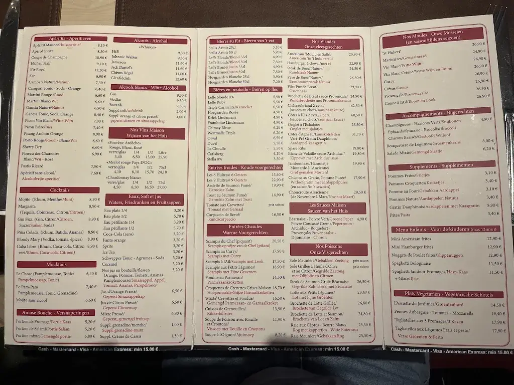 Menu_De Sint-Hubertus_Schaerbeek_image_1