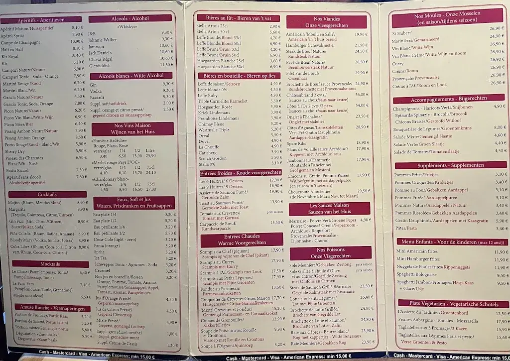 Menu_De Sint-Hubertus_Schaerbeek_image_3