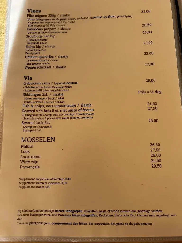 Menu_Brasserie Duinenhoeve_Bredene_image_2