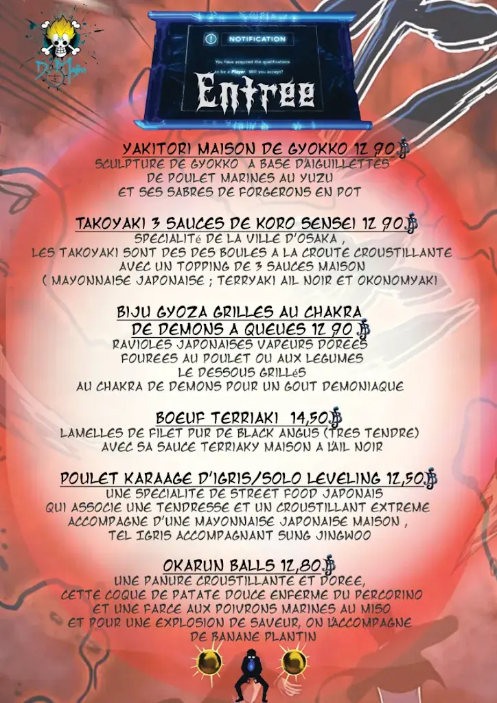 Menu_D. Majin - Restaurant Manga_Seraing_image_1