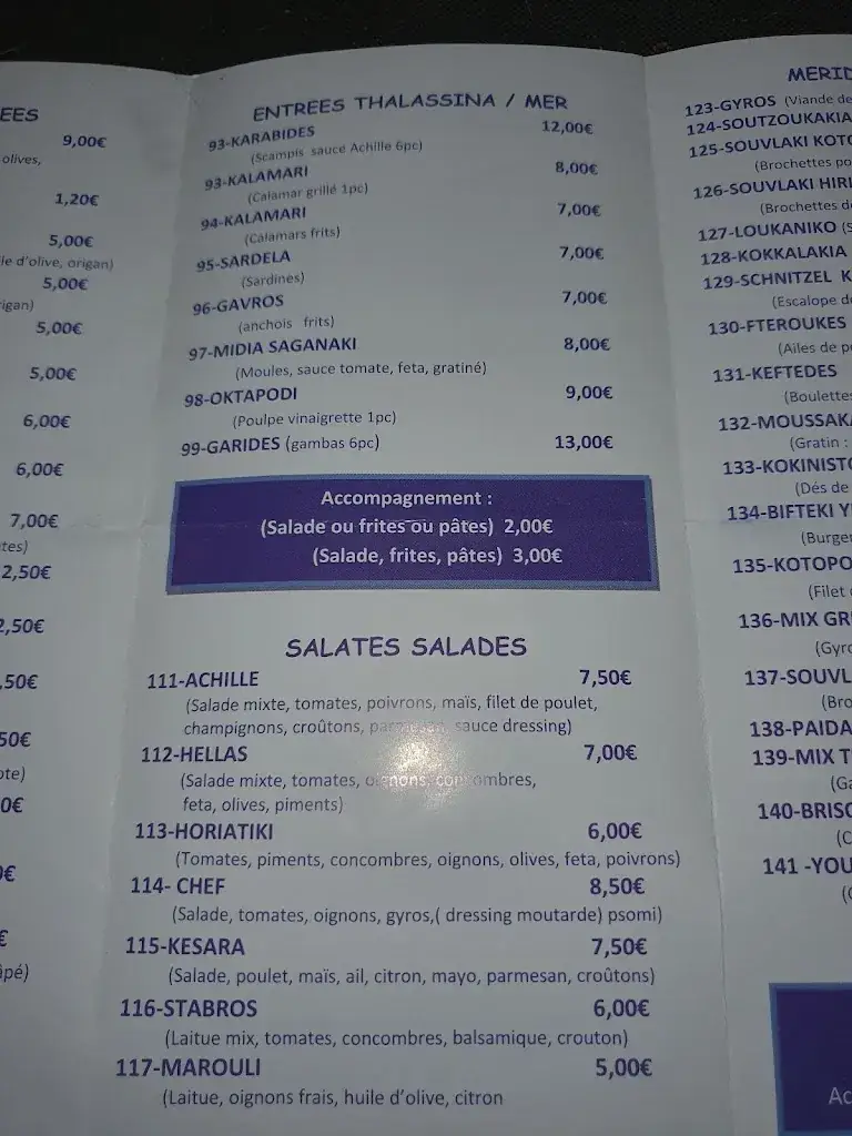 Menu_Achilles Le Grec_Seraing_image_4