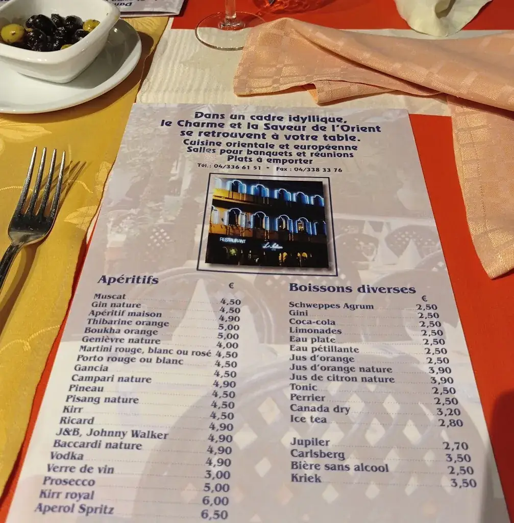 Menü_Sultan (Le)_Seraing_Bild_1