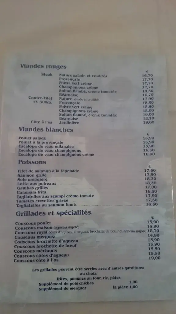 Menü_Sultan (Le)_Seraing_Bild_2