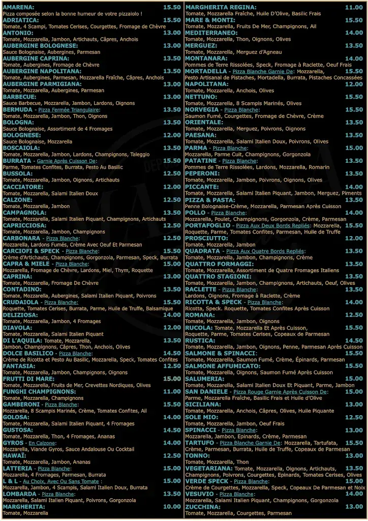 Menu_Pizzeria Amarena_Seraing_image_1