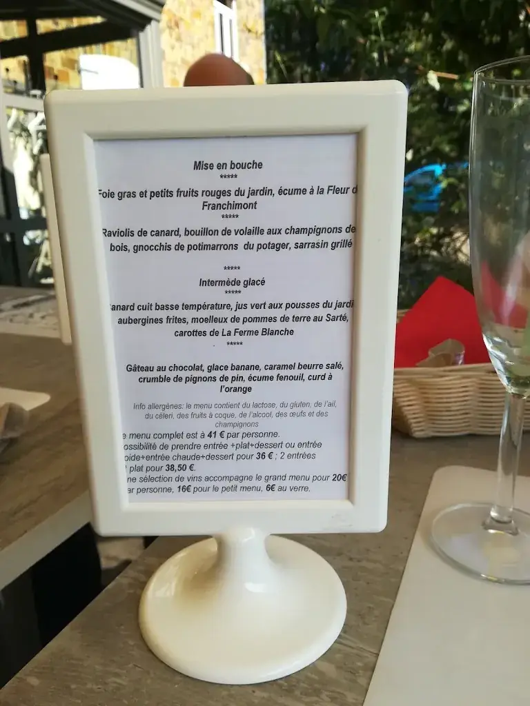 Menu_La Ferme aux Plumes - Schwaz_Theux_image_4