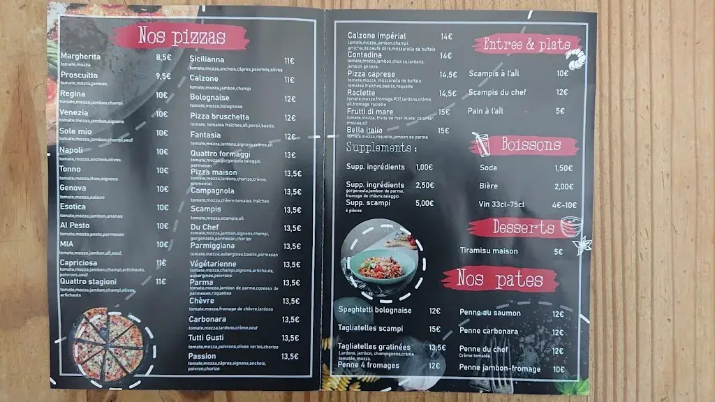 Menu_Pizza Passion Sombreffe_Sombreffe_imagen_1