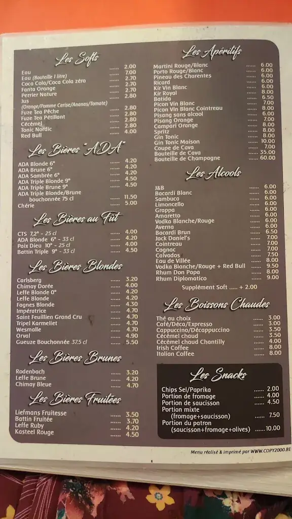 Menu_Caves de l'Abbaye d'Aulne_Thuin_imagen_1