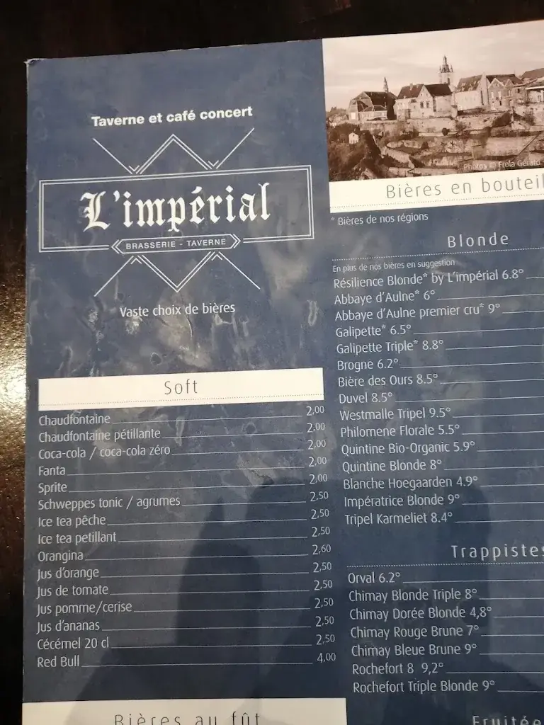 Menü_L'Impérial_Thuin_Bild_2