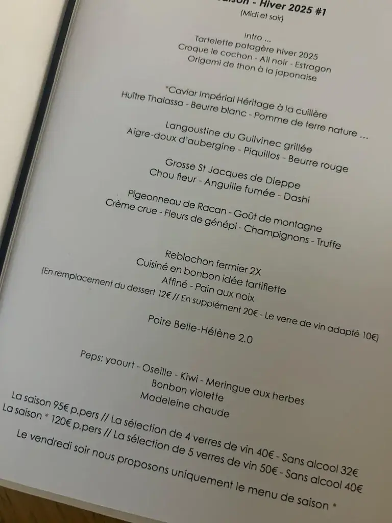 Menü_Le Coq aux Champs_Tinlot_Bild_1