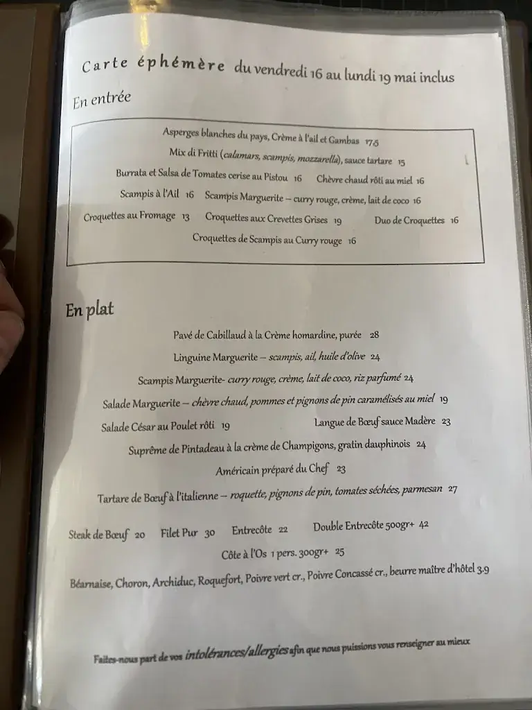 Menü_Marguerite Et Moi_Tubize_Bild_4