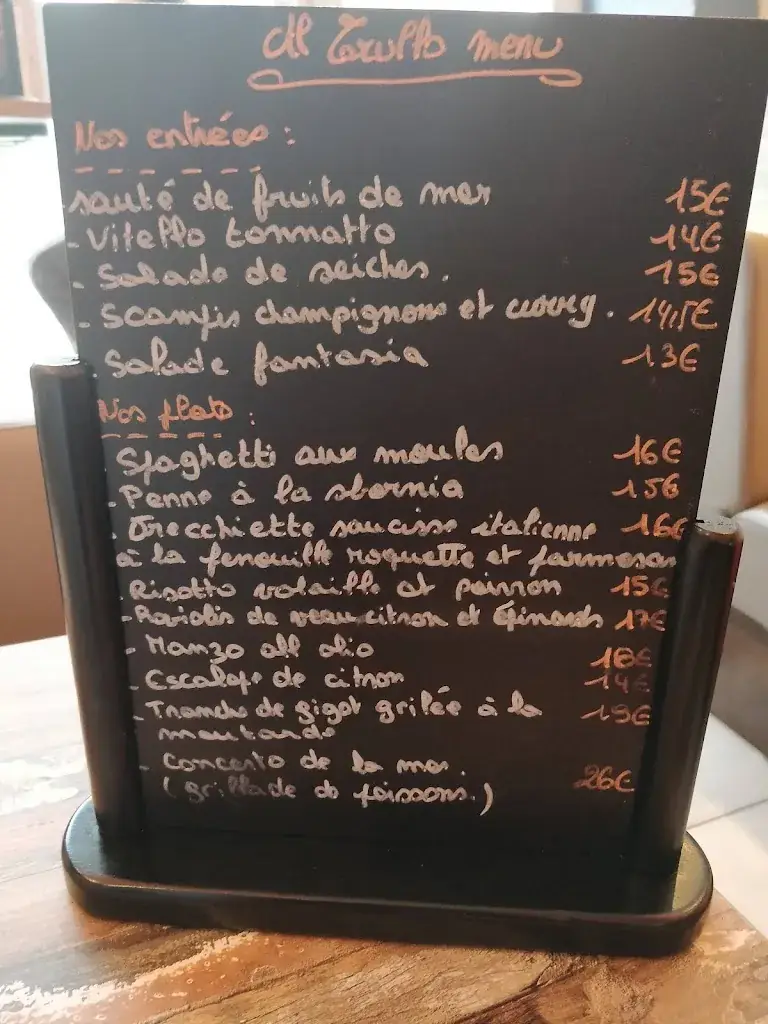 Menü_Al Trullo_Tubize_Bild_3