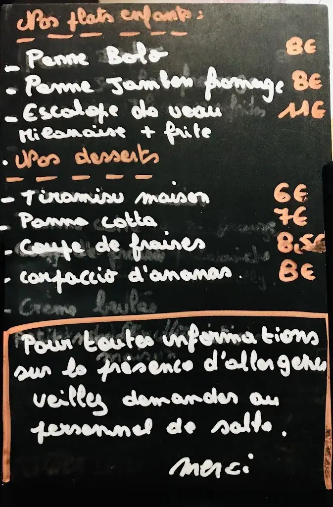 Menü_Al Trullo_Tubize_Bild_4