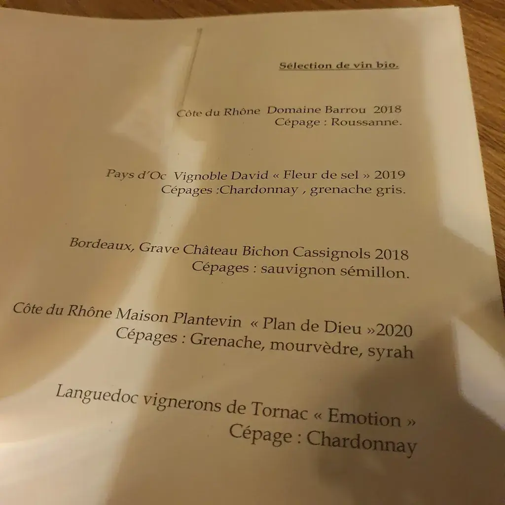 Menu_Restaurant Didier Galet_Sprimont_image_3