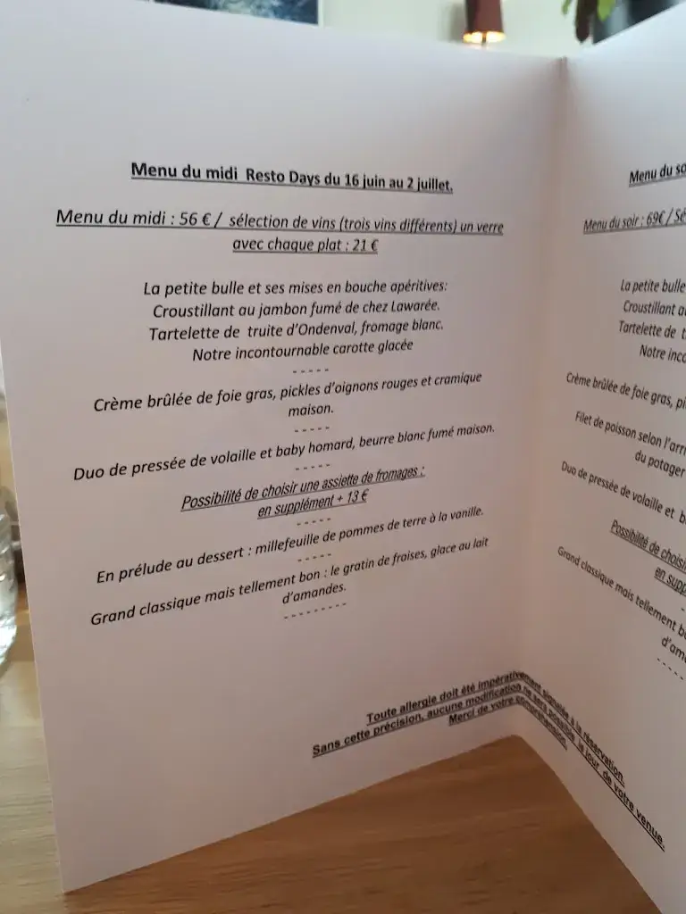 Menu_Restaurant Didier Galet_Sprimont_image_4