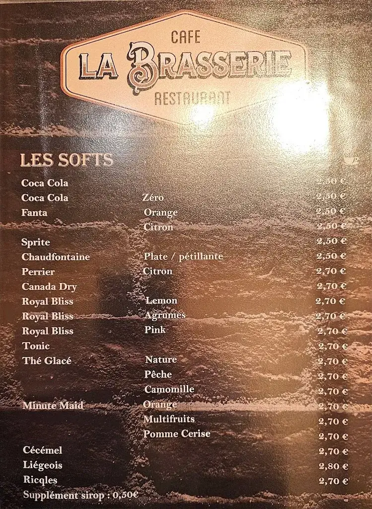 Menu_La Brasserie Flikas_Verviers_image_2