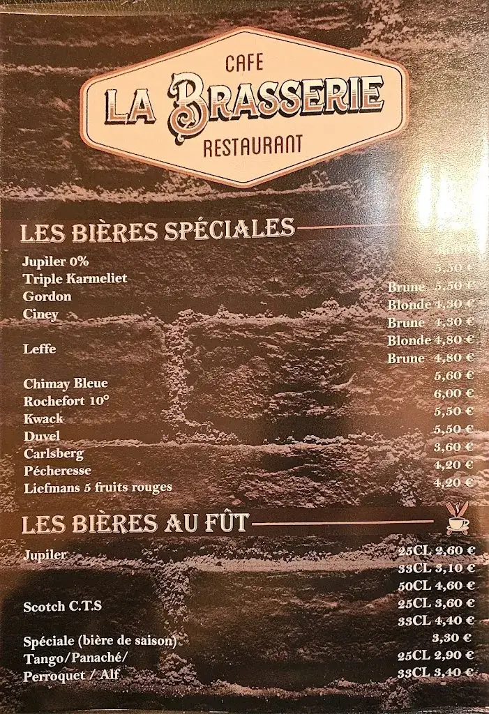 Menu_La Brasserie Flikas_Verviers_image_3