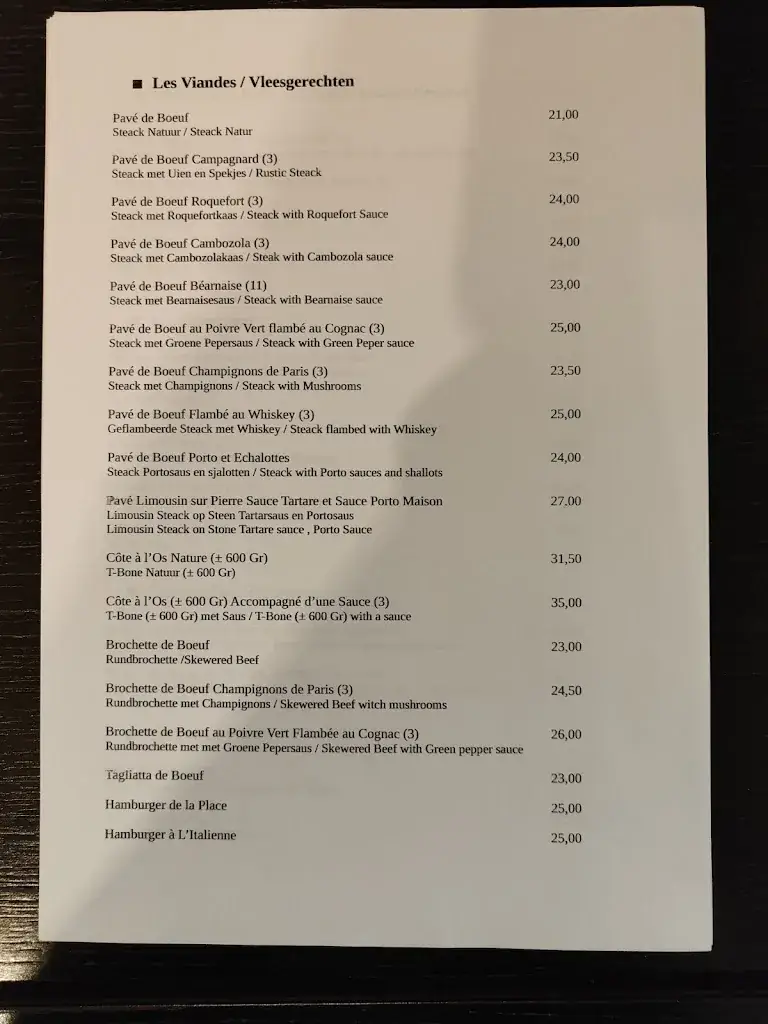 Menü_Restaurant de la place/Dina_Trois-Ponts_Bild_2