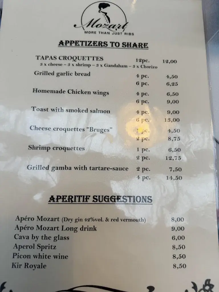 Menü_Mozart Restaurant Brugge_Brugge_Bild_2