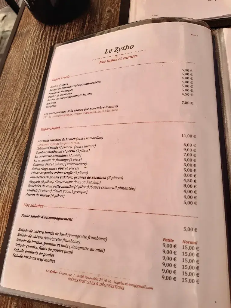 Menu_Le zytho_Virton_image_1