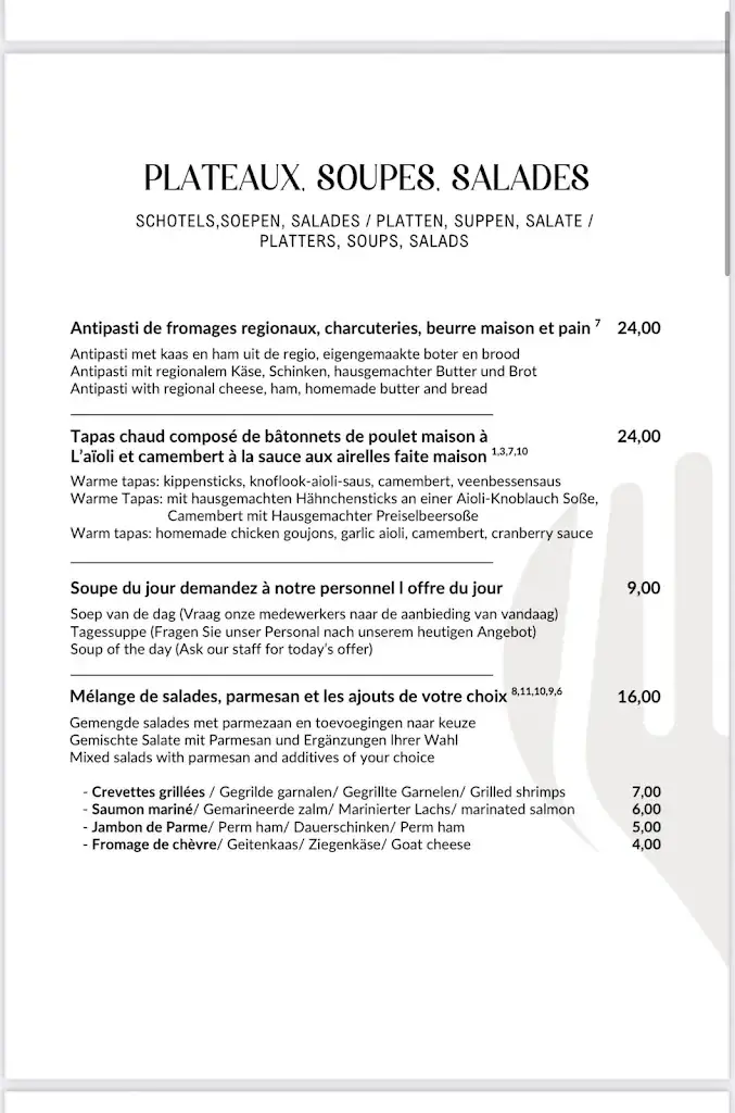 Menü_ENJOY Brasserie Restaurant_Waimes_Bild_2