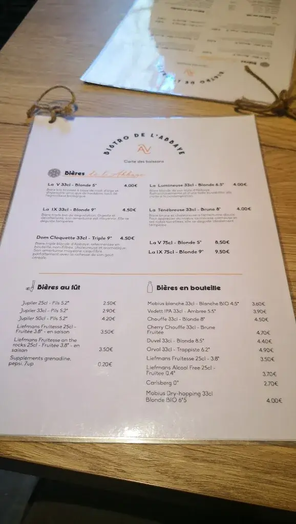 Menu_Bistro de l'Abbaye_Villers-la-Ville_imagen_4