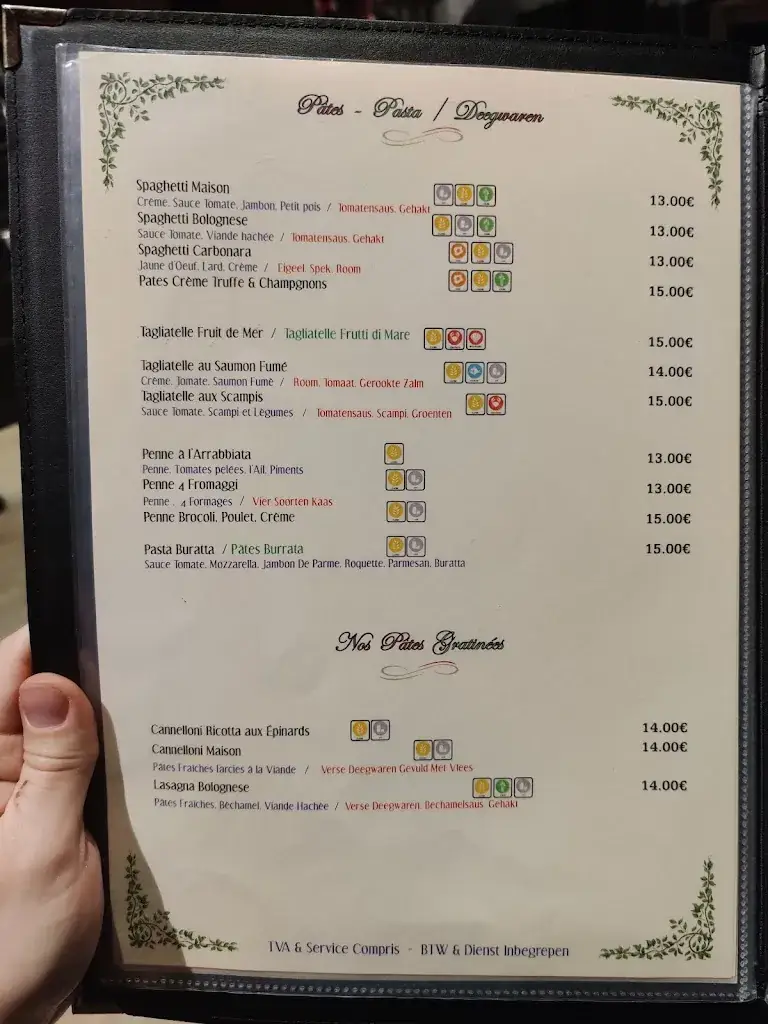 Menü_DA LUCIA - PIZZERIA_Villers-la-Ville_Bild_1