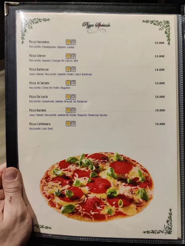 Menü_DA LUCIA - PIZZERIA_Villers-la-Ville_Bild_4