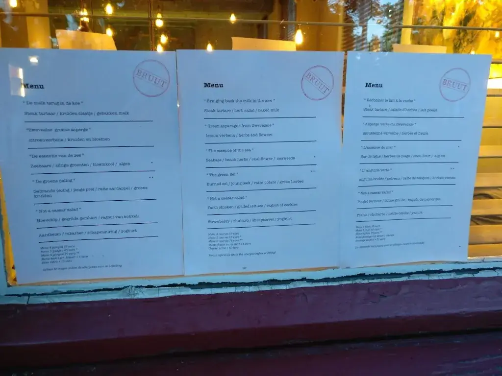 Menü_Bistro Bruut_Brugge_Bild_3
