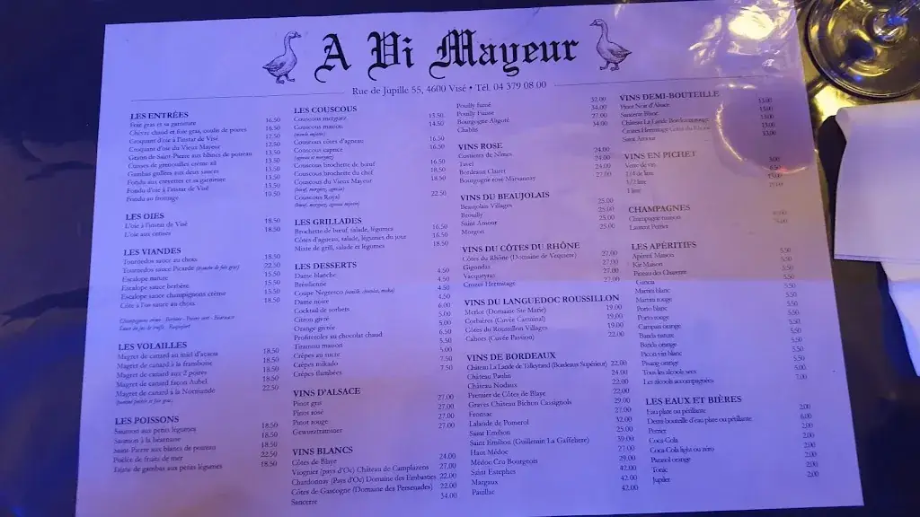 Menu_Le Vieux Mayeur_Visé_image_2