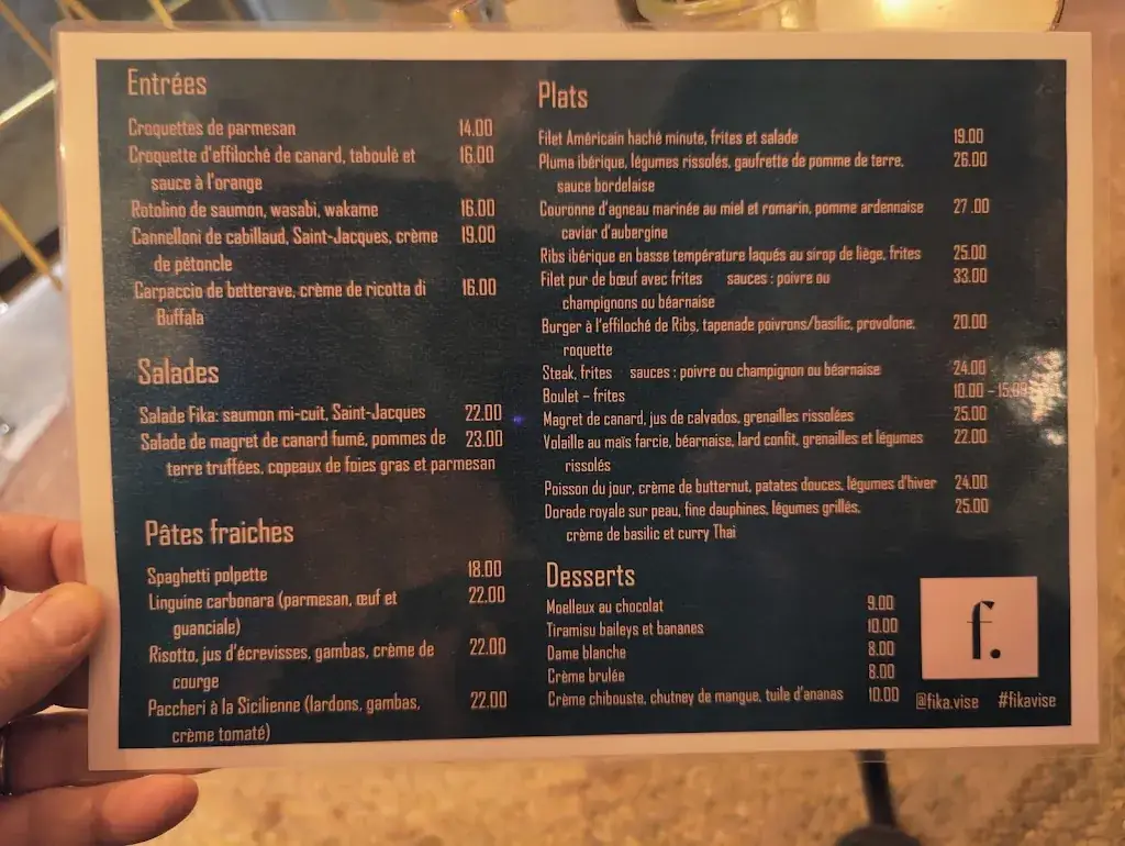 Menu_Fika Visé_Visé_image_3