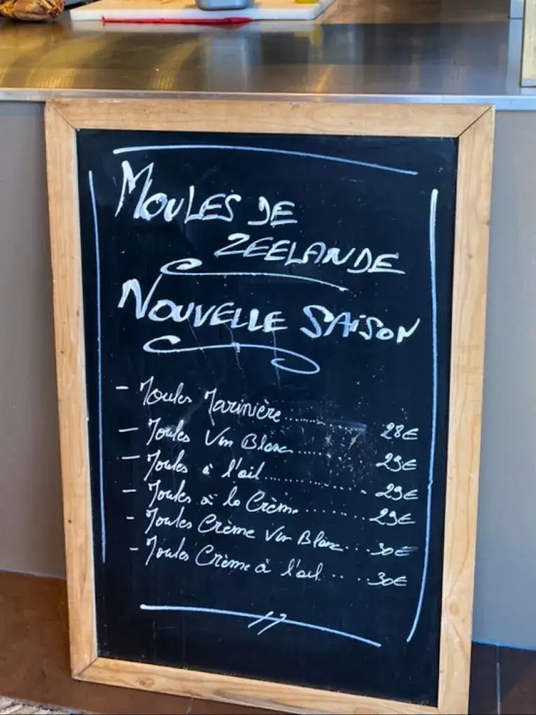 Menü_La Folle Epoque_Wavre_Bild_1