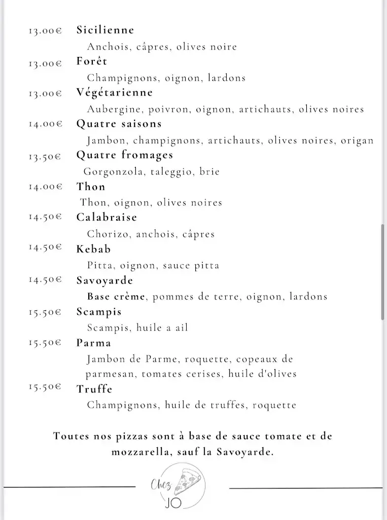 Menu_Chez Jo - Walcourt_Walcourt_image_1
