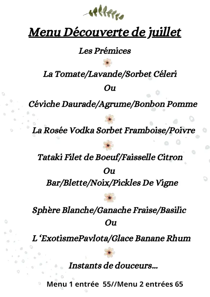 Menü_Les Tables de la Pause Verte_Wellin_Bild_1