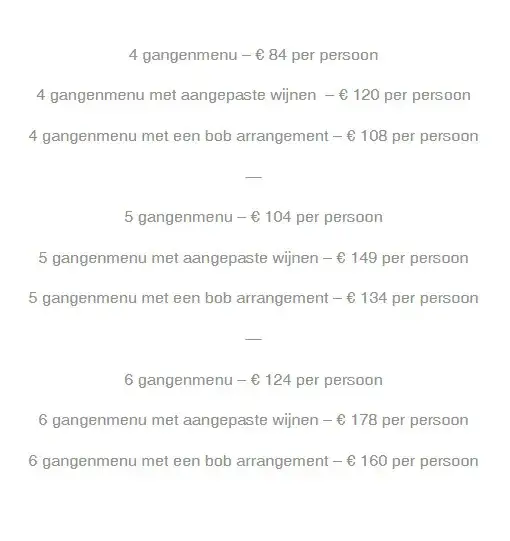 Menu_Le Mystique_Brugge_imagen_1