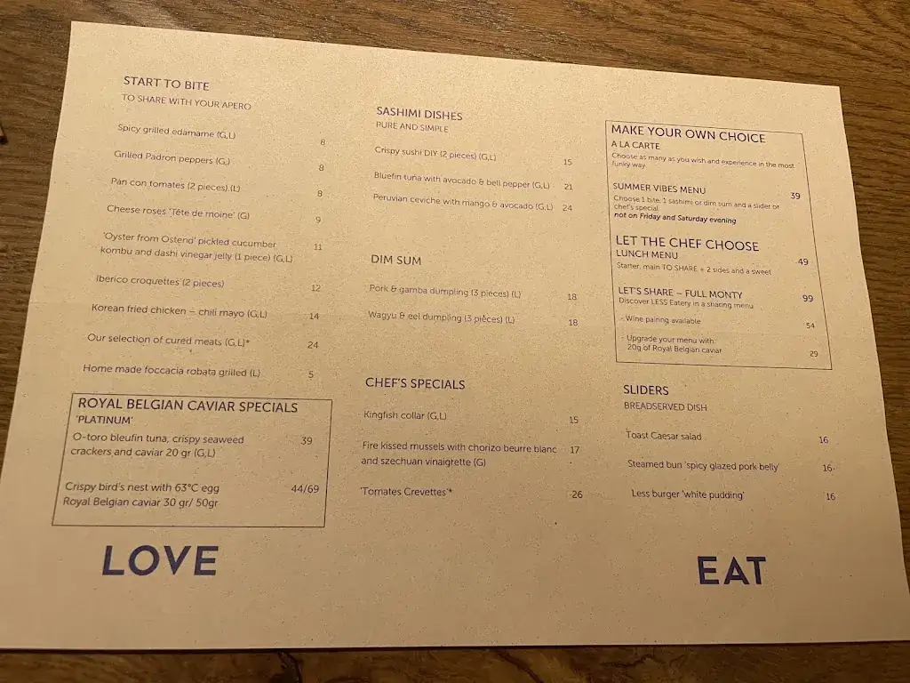 Menu_LESS Eatery_Brugge_image_3