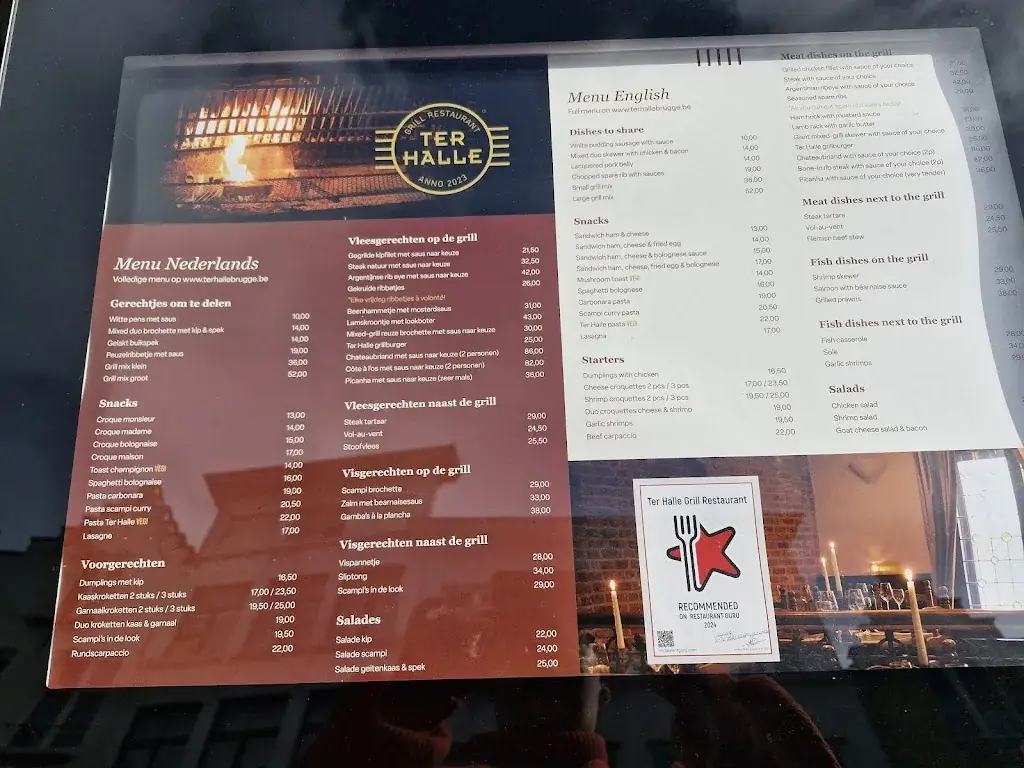 Menu_Ter Halle Grill Restaurant_Brugge_image_2