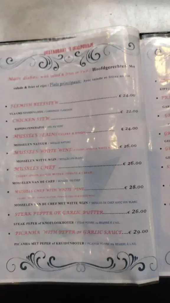 Menu_'T walpoortje_Brugge_image_4