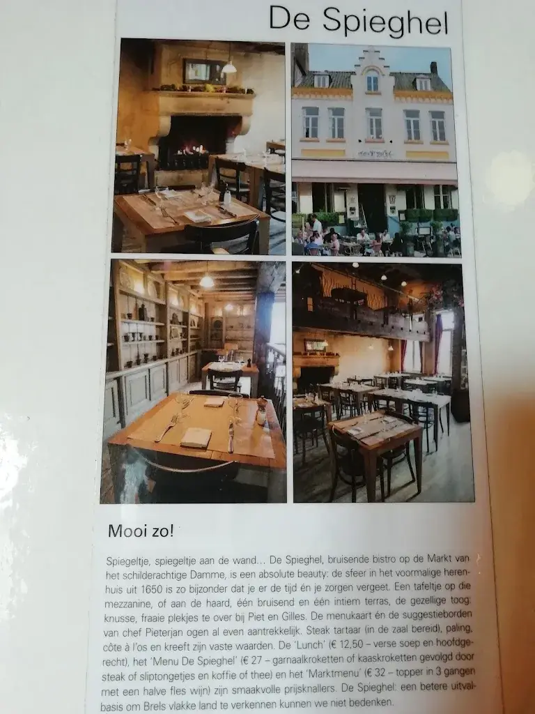 Menu_Brasserie De Spieghel_Damme_image_1