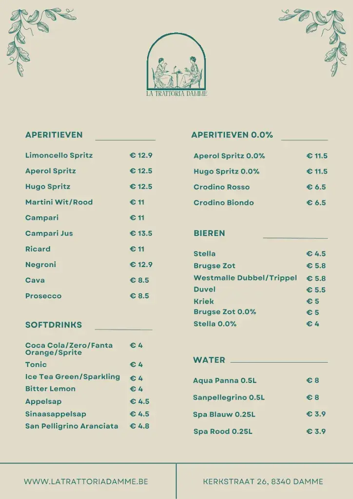 Menü_La Trattoria Damme_Damme_Bild_3
